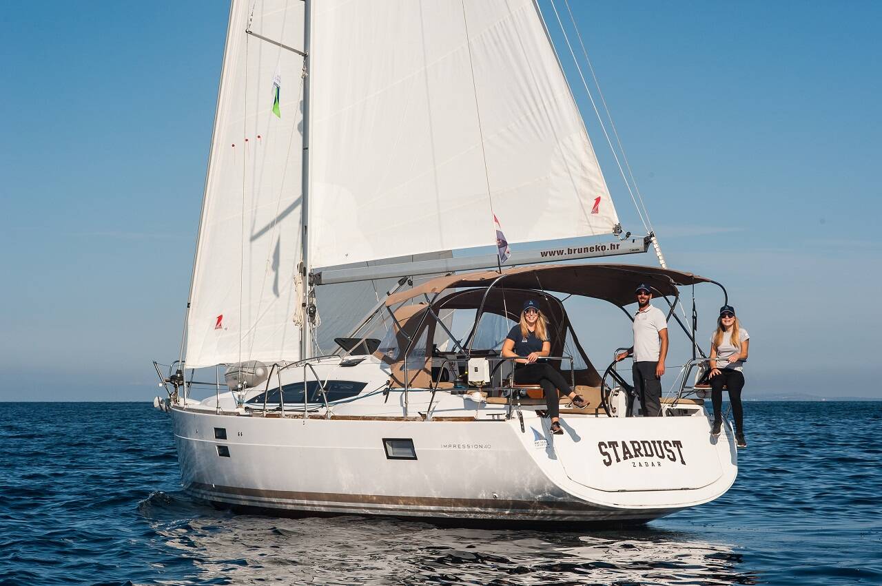 Charter Elan Impression 40 for your family sailing holiday with Bruneko Yacht Charter Croatia