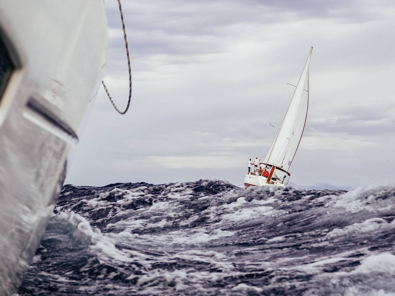 Sailing through the waves in Croatia with Bruneko Yacht Charter Zadar