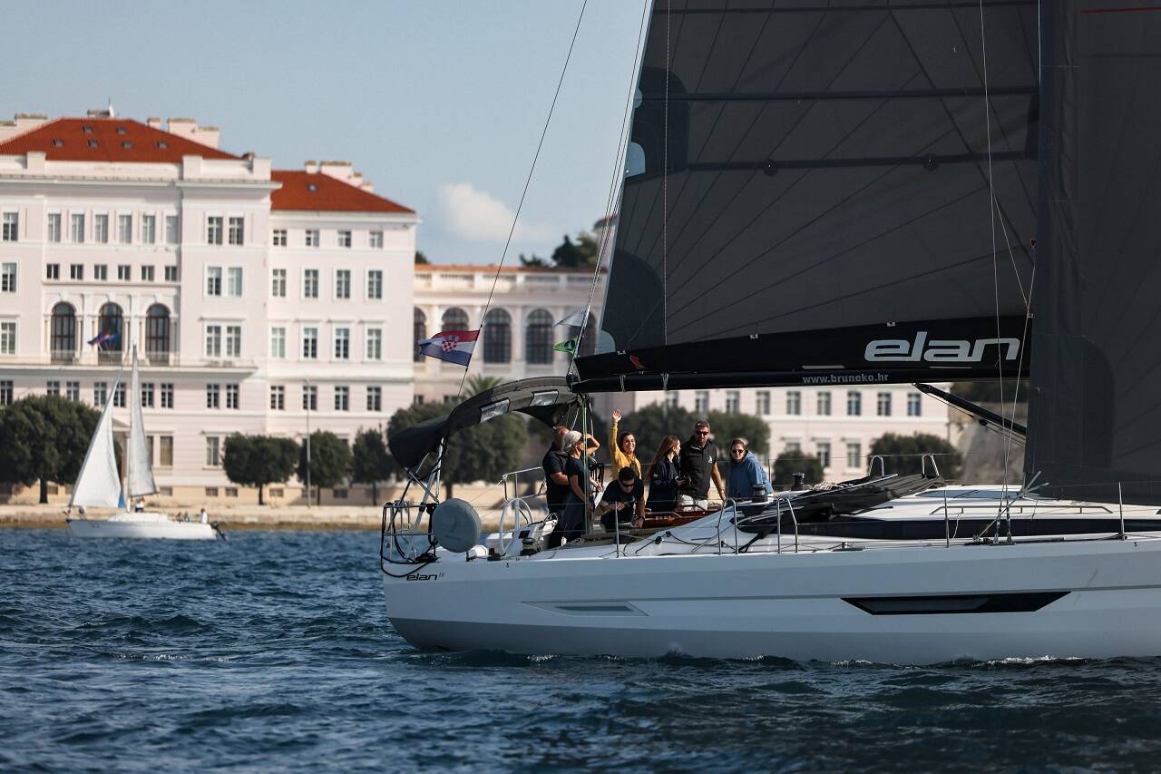 Bruneko Team sailing at Zadarska Koka Regatta